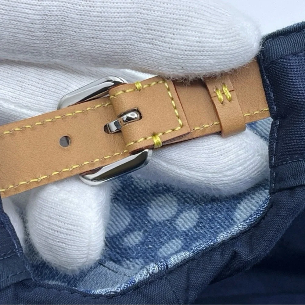 New Condition: Louis Vuitton x Yayoi Kusama Denim Cap with Dot Pattern - Picture 14 of 16